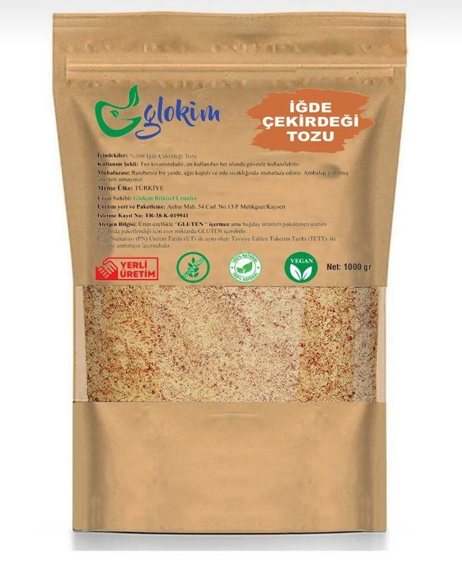 İğde Çekirdeği Tozu - İğde Çekirdeği Unu 1 Kg