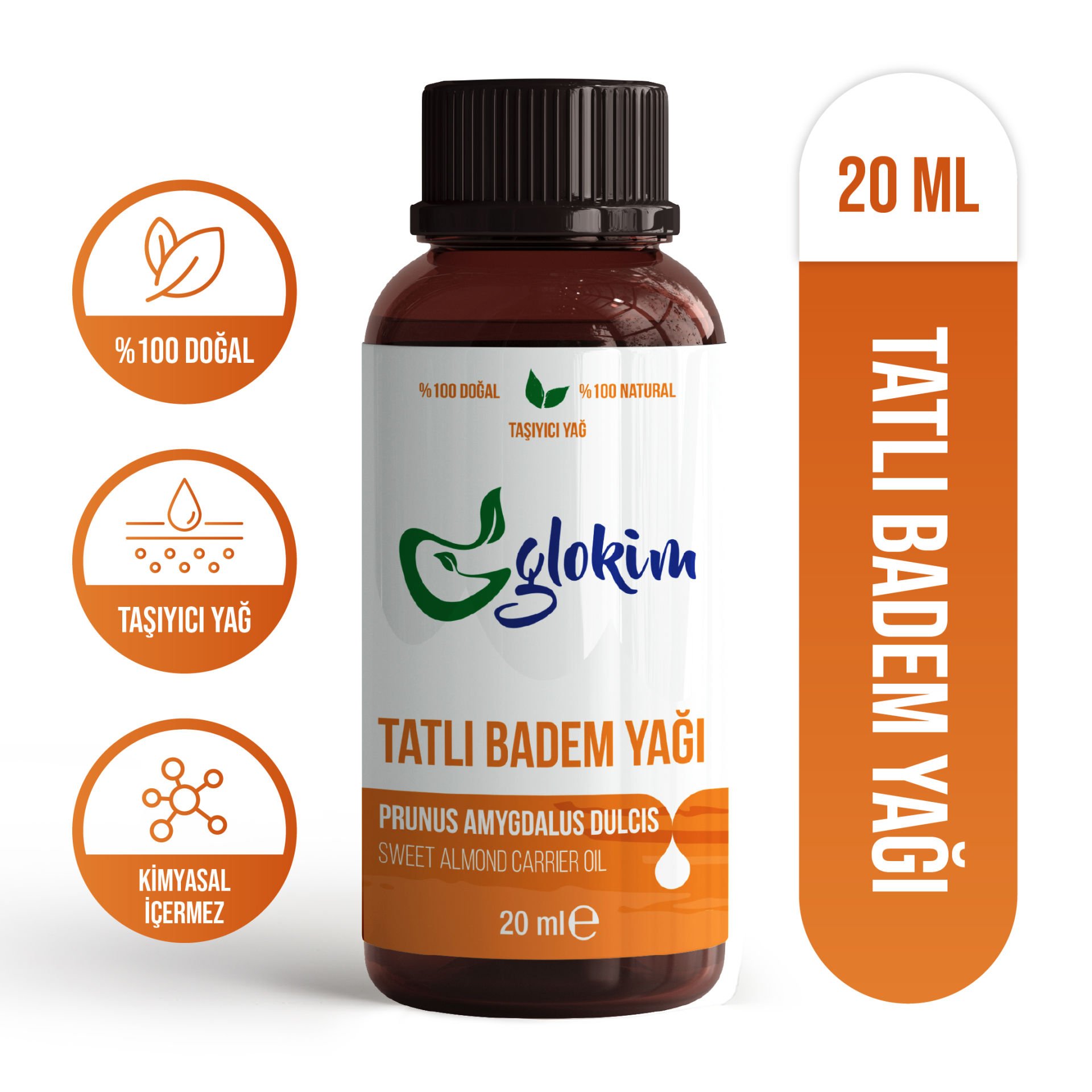 Glokim Tatlı Badem Yağı