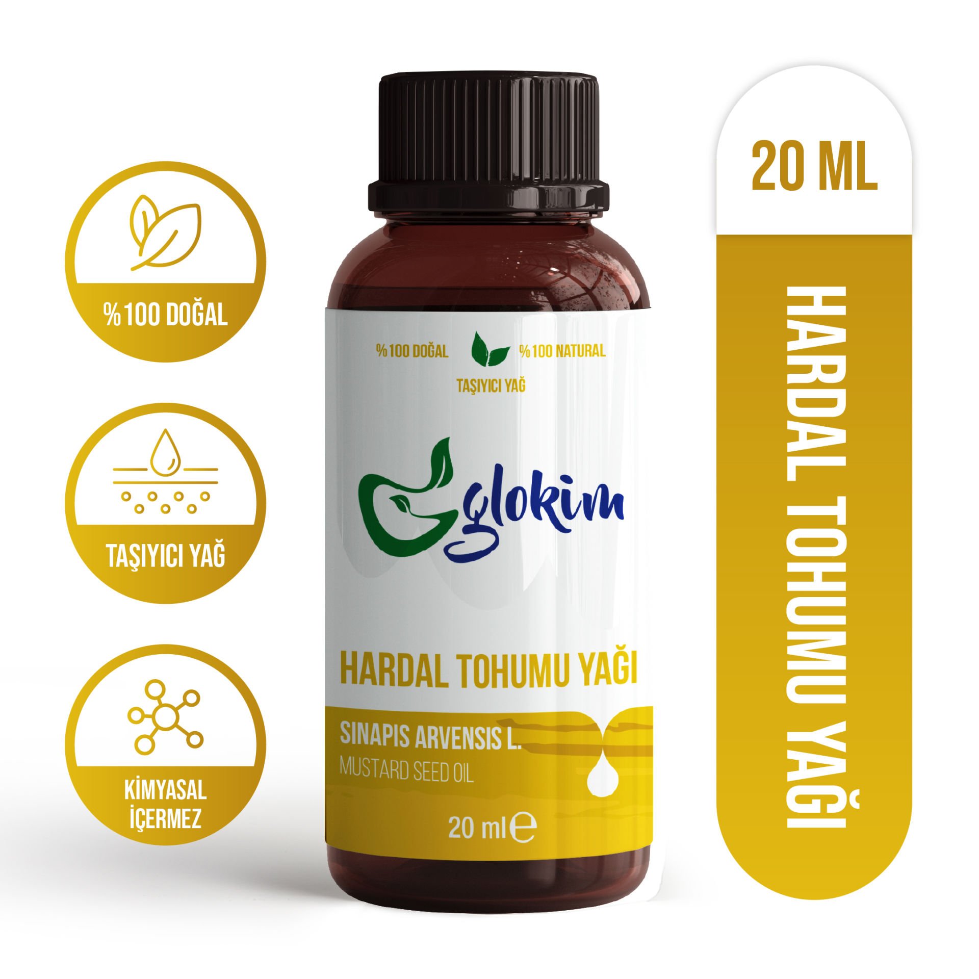 Glokim Hardal Tohumu Yağı