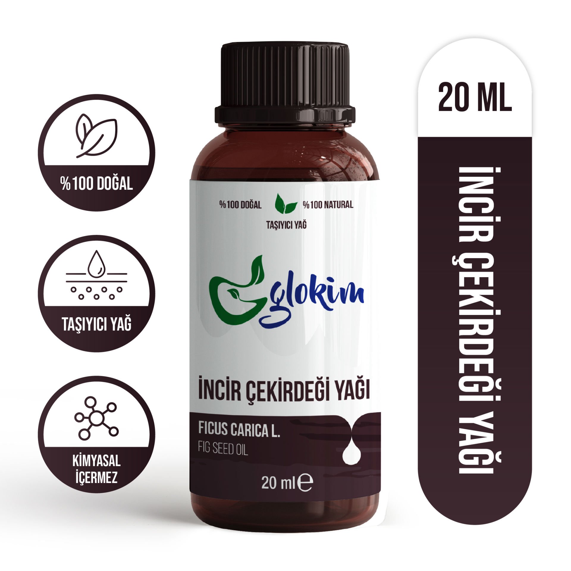 Glokim İncir Çekirdeği Yağı