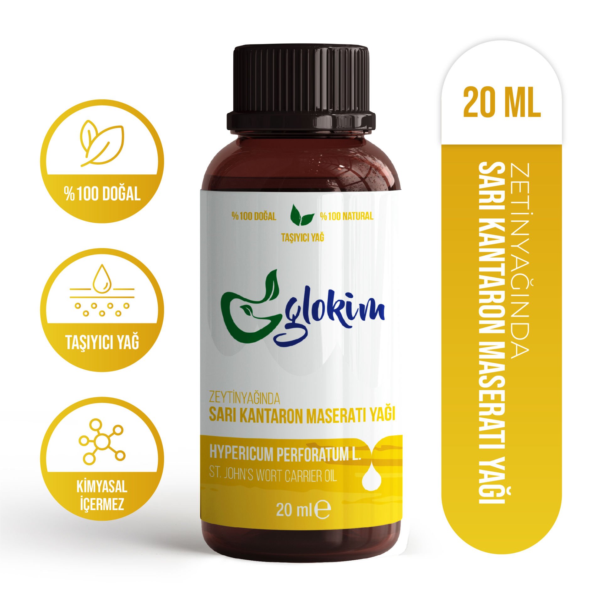 Glokim Sarı Kantaron Yağı