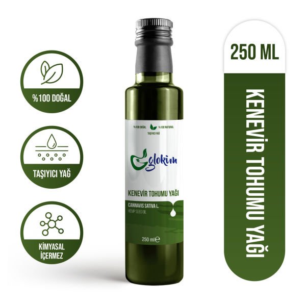 Glokim Kenevir Tohumu Yağı