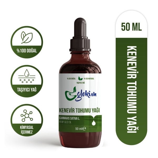 Glokim Kenevir Tohumu Yağı