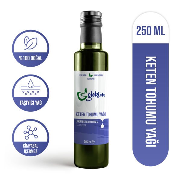 Glokim Keten Tohumu Yağı