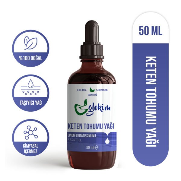 Glokim Keten Tohumu Yağı