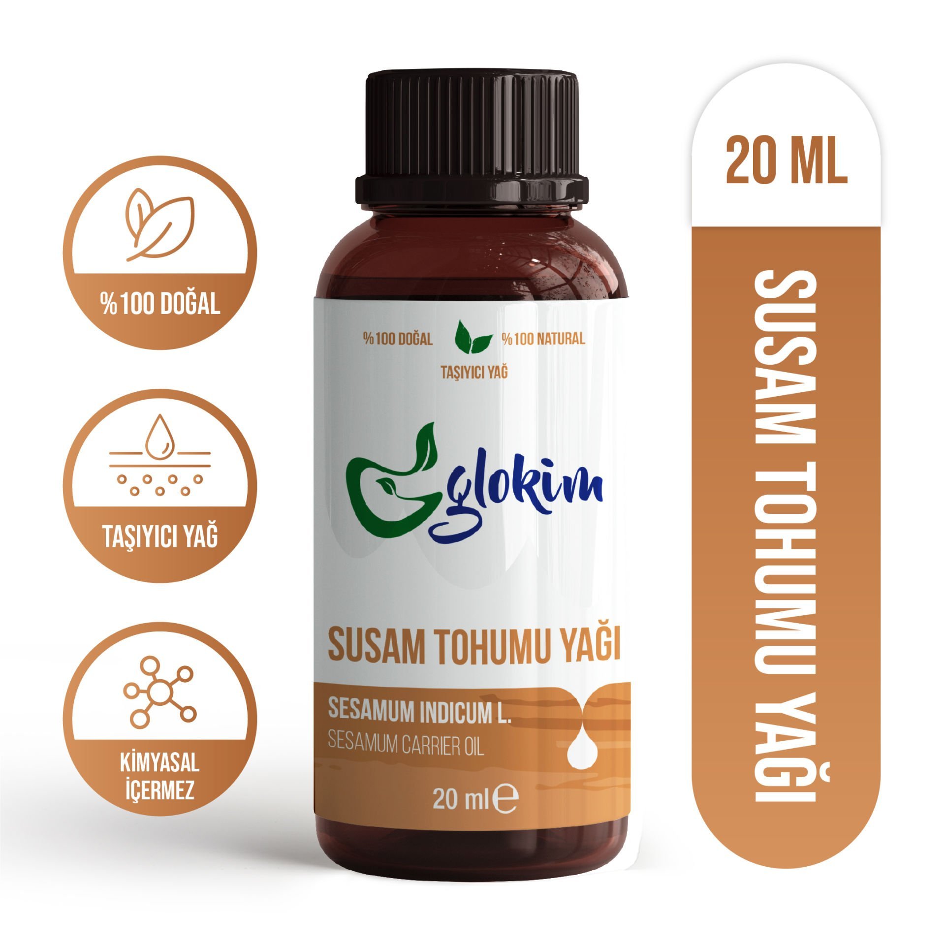 Glokim Susam Tohumu Yağı