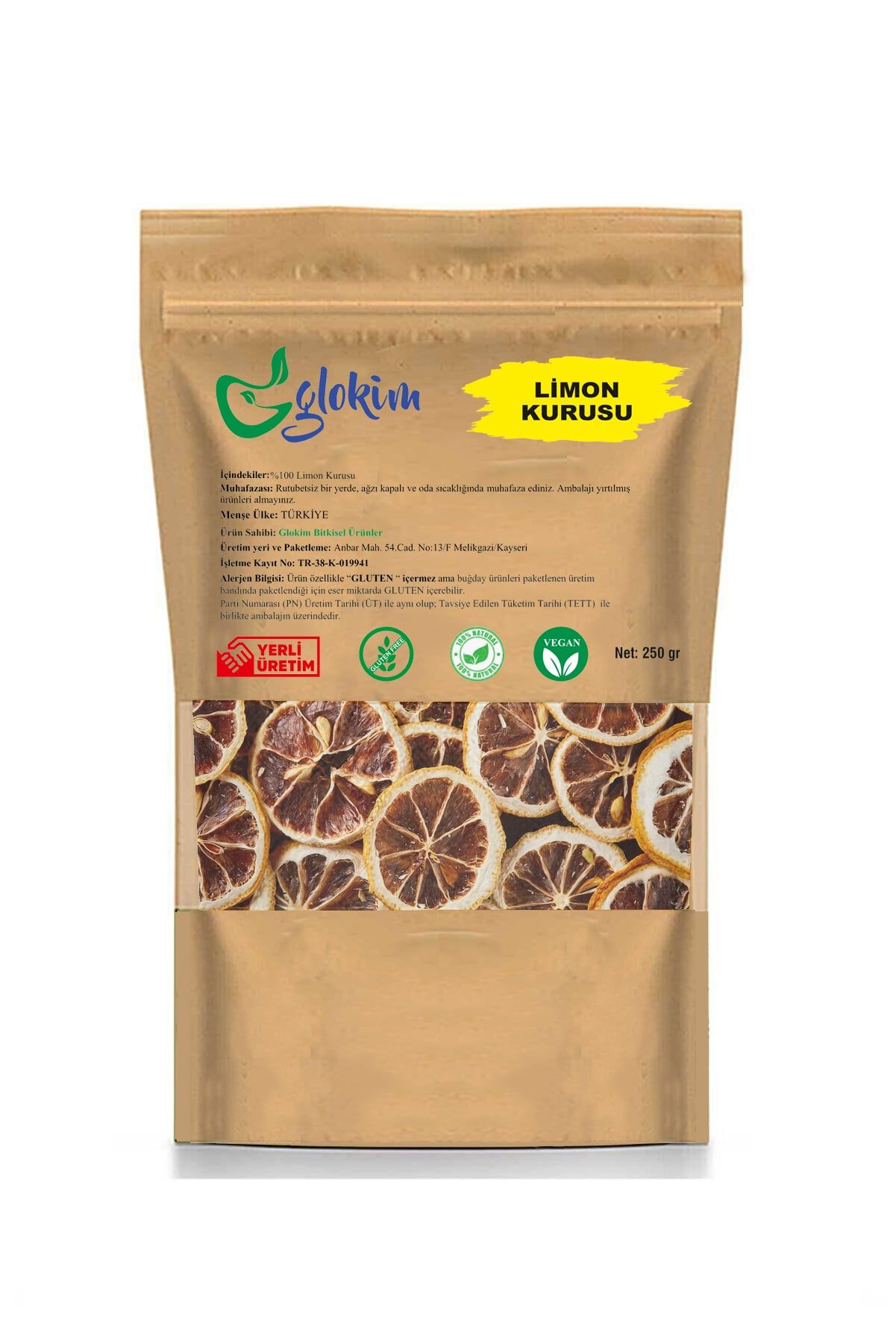 Limon Kurusu 250 Gr