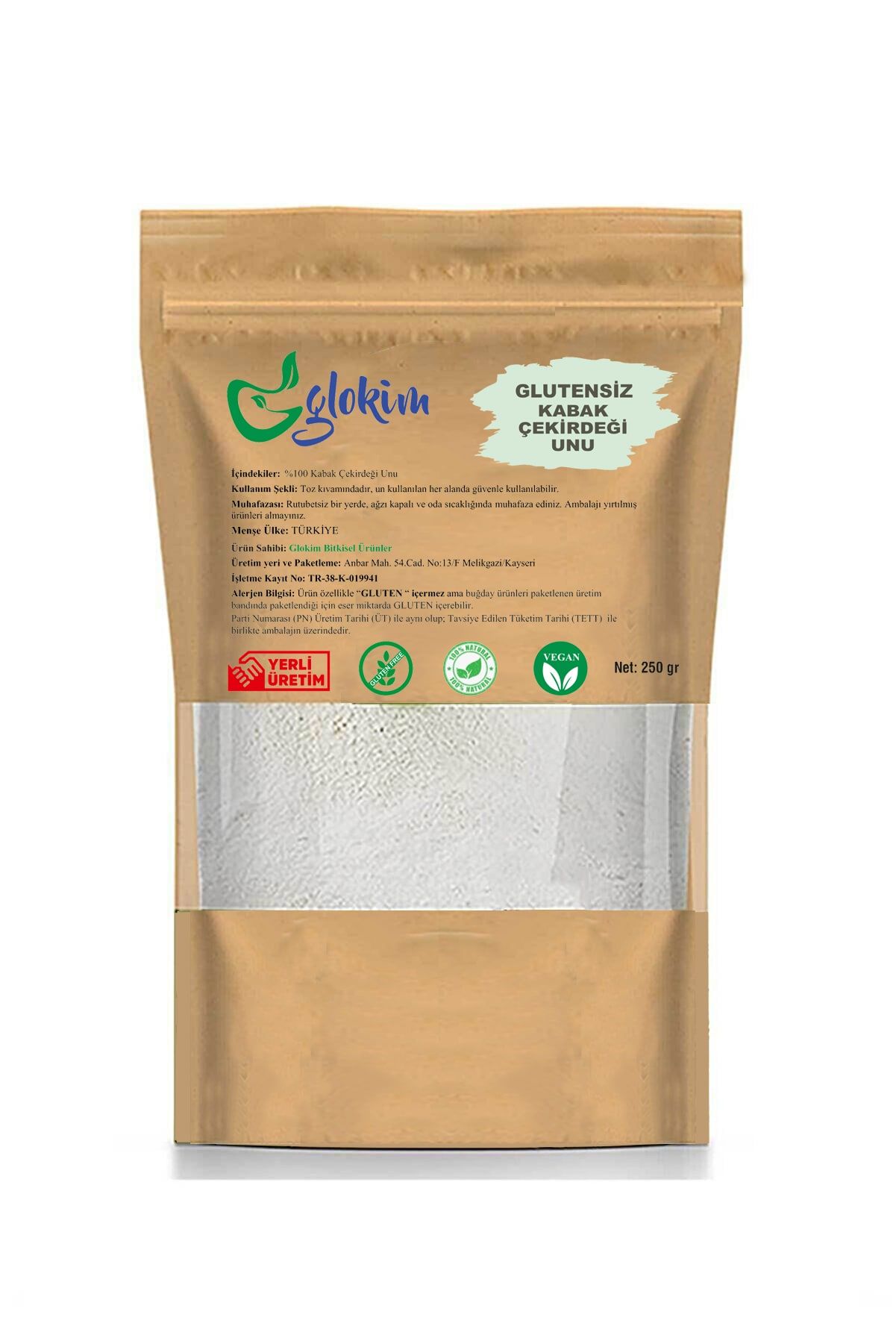 Kabak Çekirdeği Unu 250 Gr