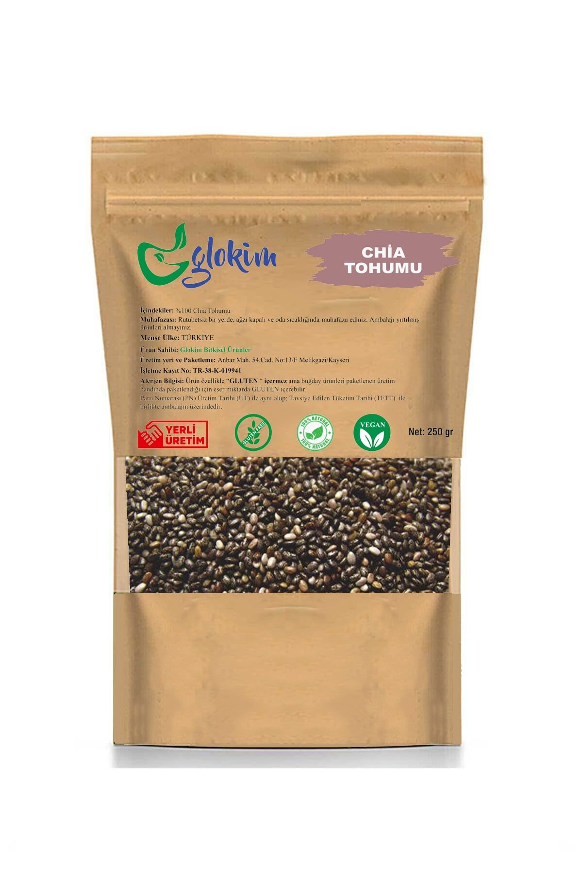 Chia Tohumu 250 Gr