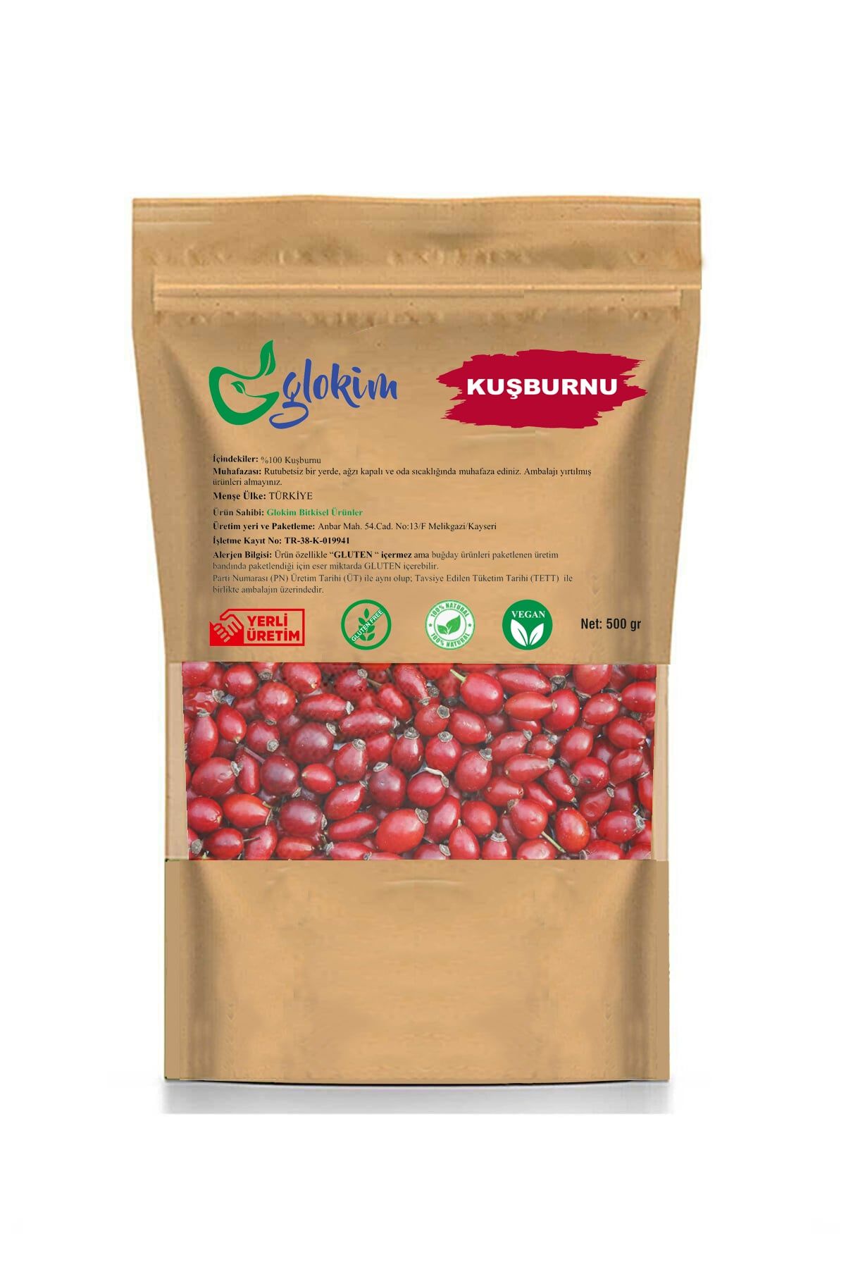 Kuşburnu Meyvesi  500 Gr