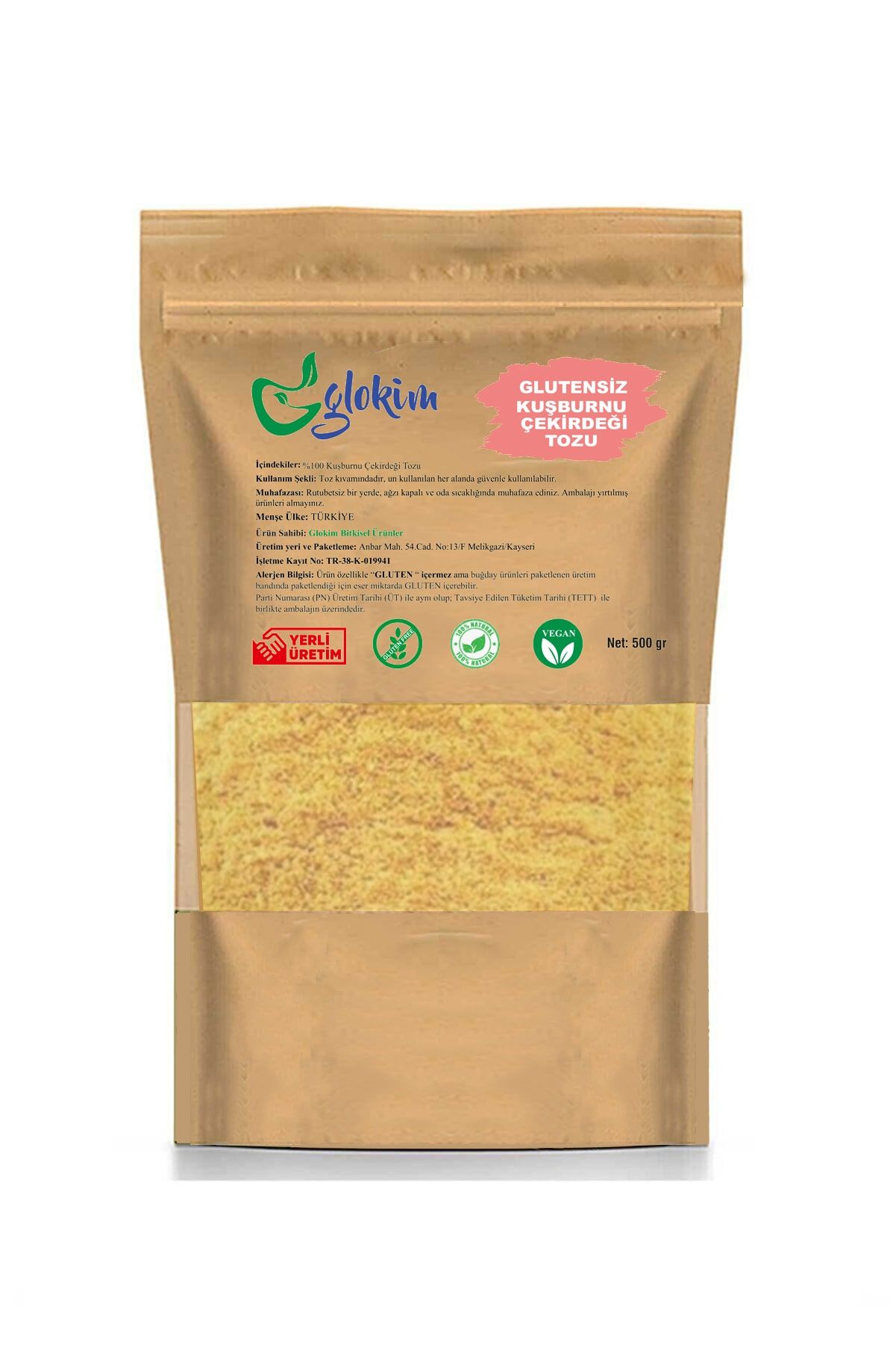 Kuşburnu Çekirdeği Tozu 500 Gr
