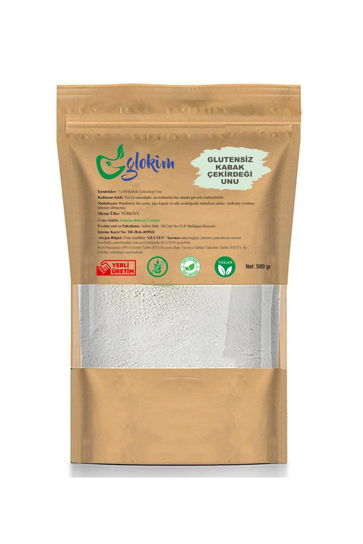 Kabak Çekirdeği Unu 500 Gr