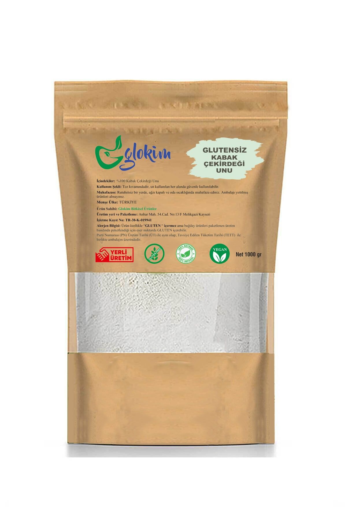 Kabak Çekirdeği Unu 1 Kg