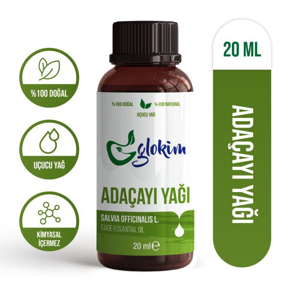 Glokim Doğal Adaçayı Yağı