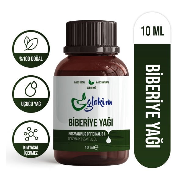 Glokim Doğal Biberiye Yağı