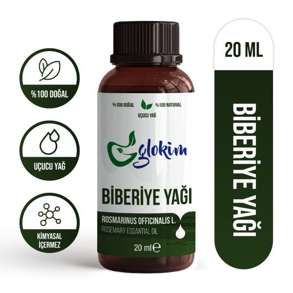 Glokim Doğal Biberiye Yağı